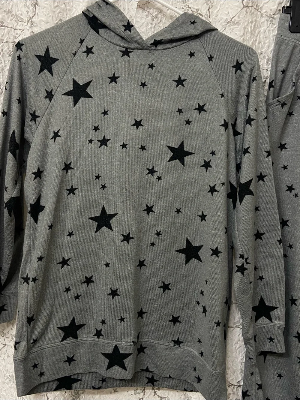 32 Heat Kids Grey Star Hooded Set Size 14/16